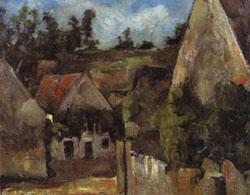 Paul Cezanne Crossroad of the rue Remy